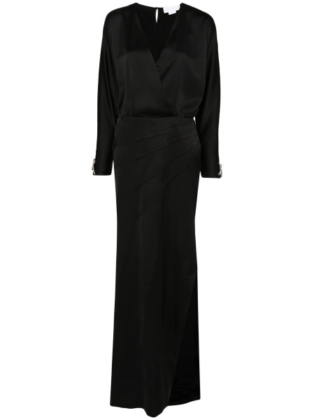 Rochie de seara GENNY neagra din polyester