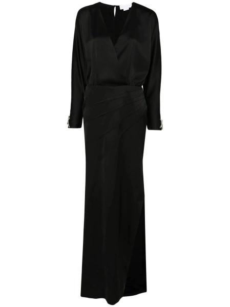 Rochie de seara GENNY neagra din polyester