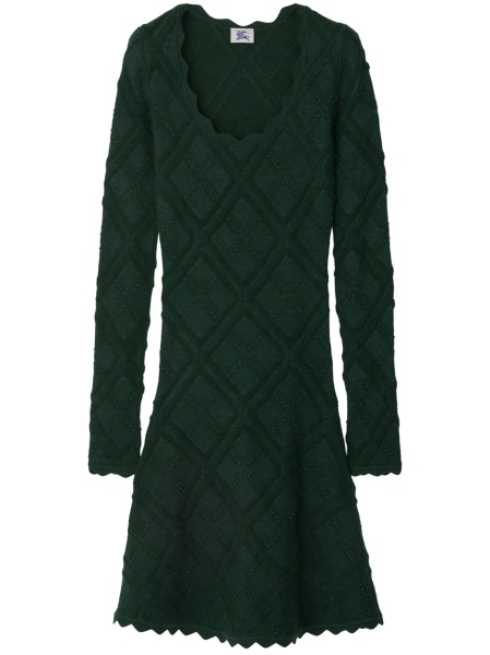 Rochie de zi Burberry verde