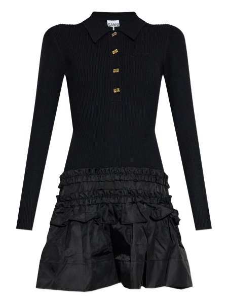 Rochie de zi Ganni neagra