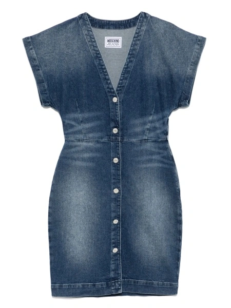 Rochie de zi MOSCHINO JEANS albastra