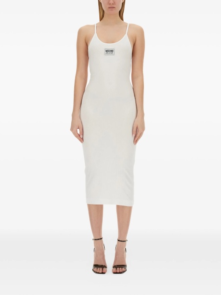 Rochie de zi MOSCHINO JEANS alba