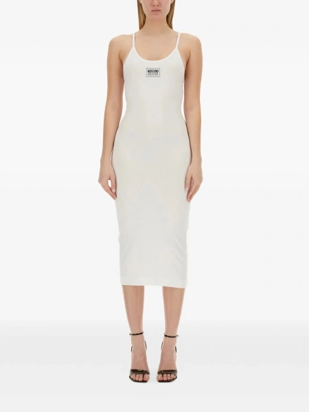 Rochie de zi MOSCHINO JEANS alba