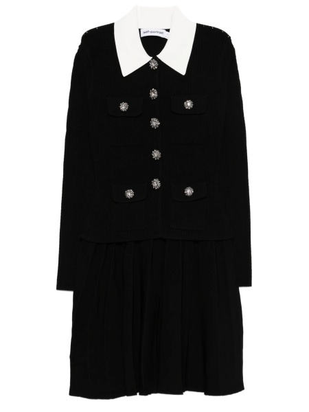 Rochie de zi Self-Portrait neagra