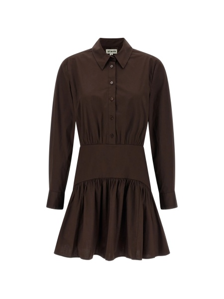 Rochie de zi STAUD maro