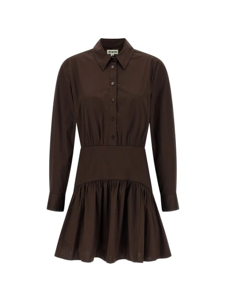 Rochie de zi STAUD maro