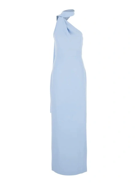 Rochie lunga SOLACE LONDON albastra 'Demi'