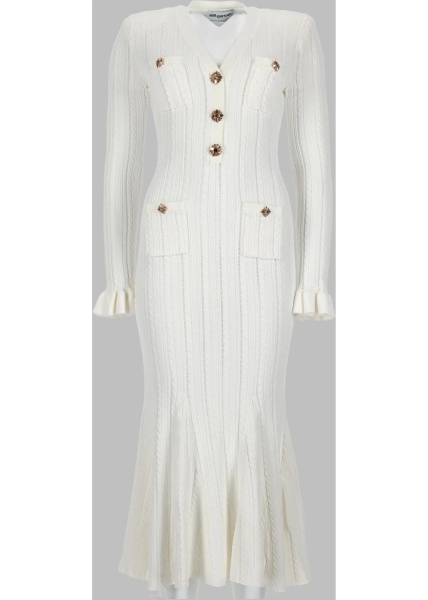 Rochii Abito Midi In Maglia Pointelle