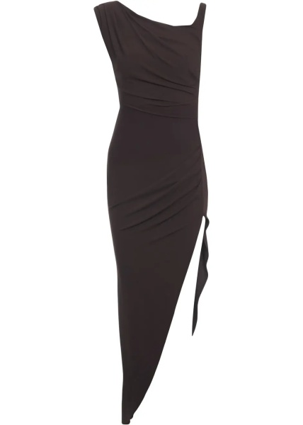 Rochii Asymmetrical midi dress