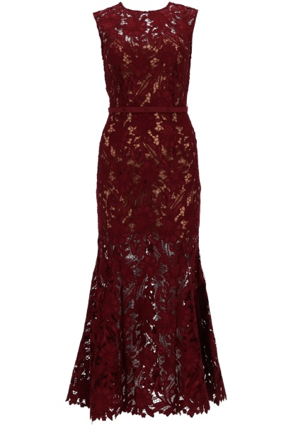Rochii Floral Lace Midi Dress