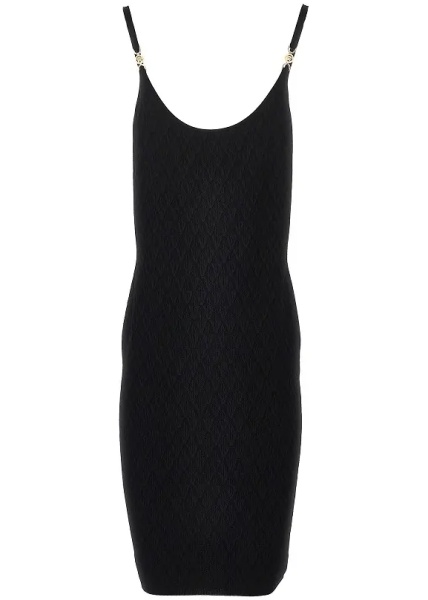 Rochii Jacquard knit knee-length dress