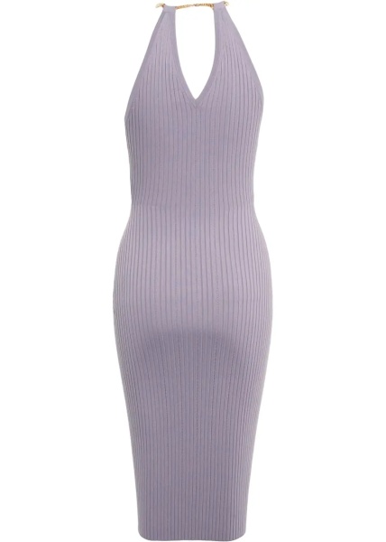 Rochii Knit midi dress with jewel detail