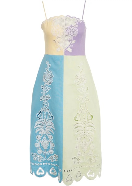 Rochii Midi dress with embroidery