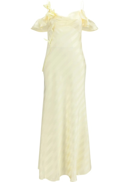 Rochii Satin striped maxi Dress