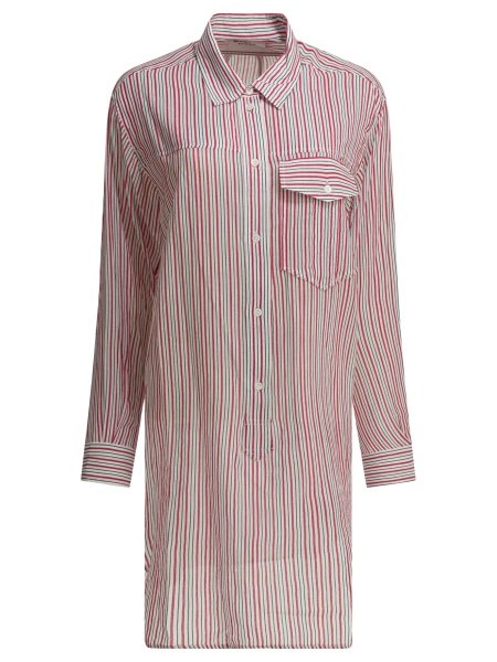 Rochii Striped chemisier dress