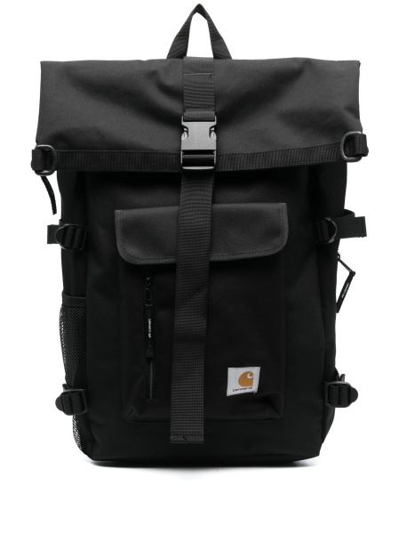 Rucsac Carhartt negru din poliester reciclat