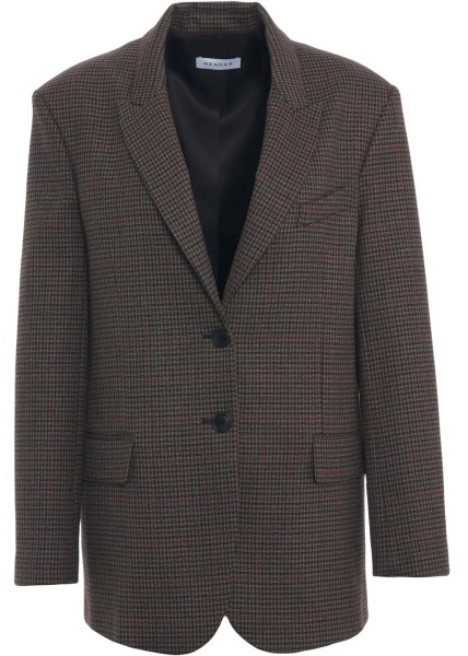 Sacou Blazer with check pattern