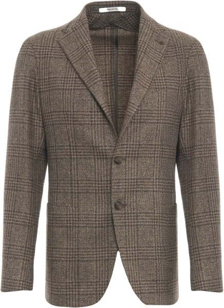 Sacou Blazer with checked pattern