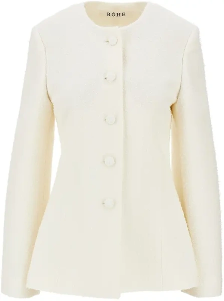 Sacou Bouclé shaped blazer