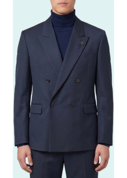 Sacou Dark Feeling Double-Breasted Jacket