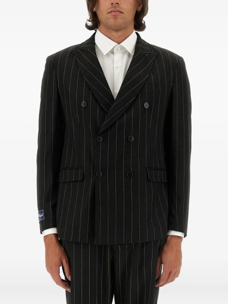 Sacou elegant Family First negru din polyester si vascoza