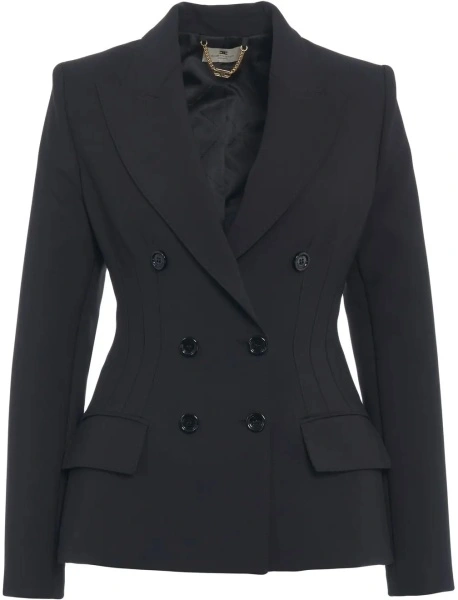 Sacou Elisabetta Franchi negru
