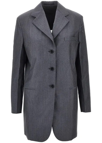 Sacou Fil-à-fil wool tailored jacket