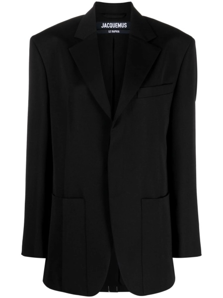 Sacou JACQUEMUS negru din lana