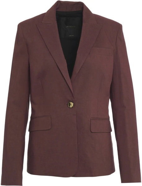 Sacou Linen blend blazer 'Freda'