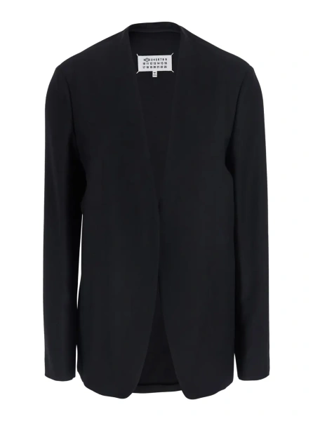 Sacou Maison Margiela negru din lana virgina