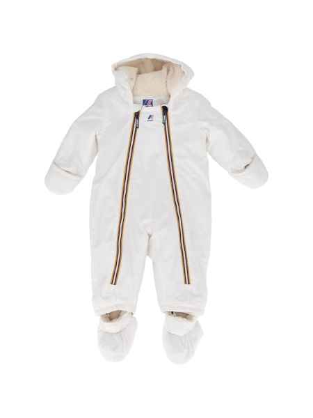 Salopeta K-WAY KIDS alba din nylon