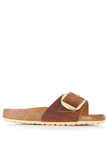 Sandale Birkenstock maro din piele