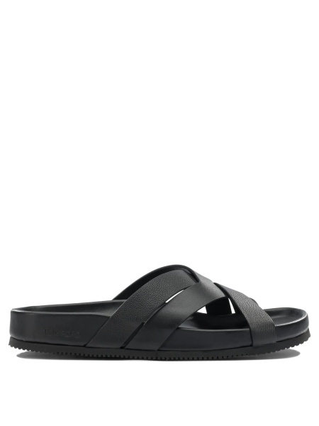 Sandale Braided leather slides