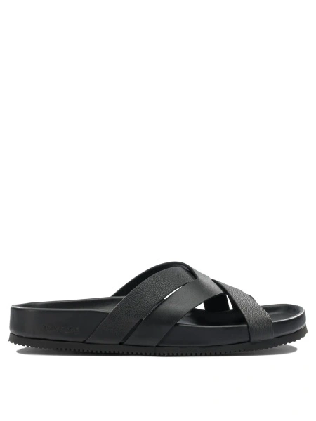 Sandale Braided leather slides