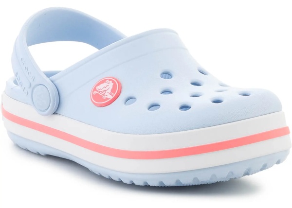 Sandale CROCBAND KIDS CLOG T BLUE FROST/GUAVA
