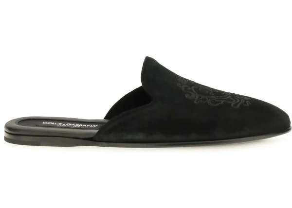 Sandale Dolce & Gabbana negre din piele