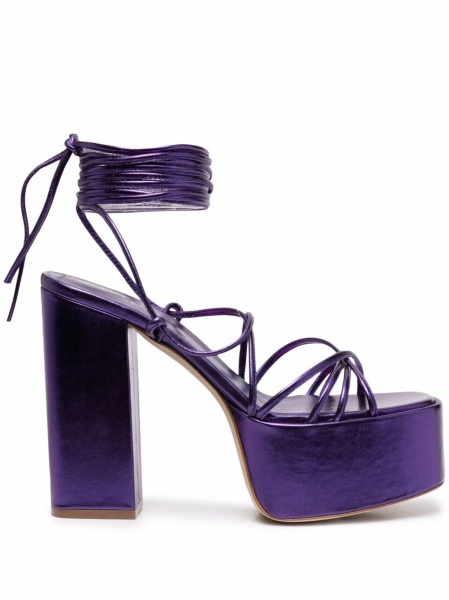 Sandale Paris Texas violet din piele