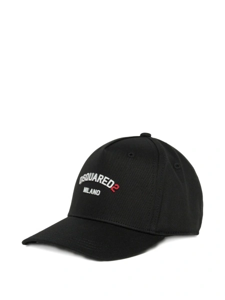 Sapca DSQUARED2 neagra din bumbac