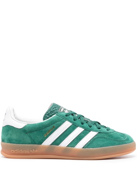 Sneakers adidas Originals verzi din piele intoarsa