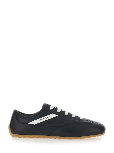 Sneakers Alexander McQueen negri din piele