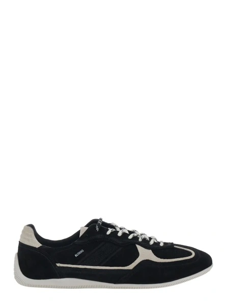 Sneakers Alohas negri din piele intoarsa