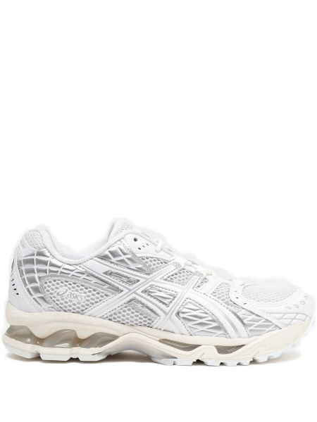 Sneakers ASICS albi din poliuretan si plasa
