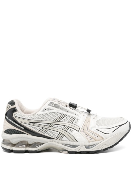 Sneakers ASICS gri din material textil si poliuretan