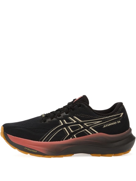 Sneakers ASICS negri din material textil
