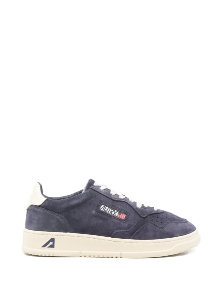 Sneakers AUTRY albastri din piele intoarsa