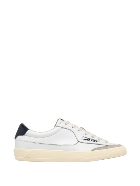 Sneakers AUTRY albi din nylon si piele