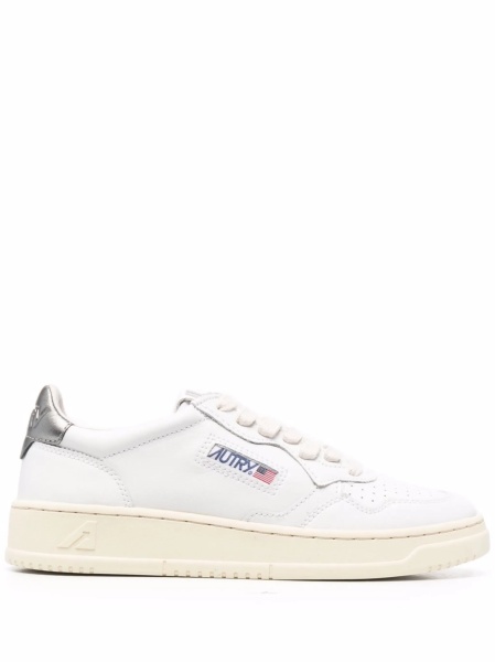Sneakers AUTRY albi din piele