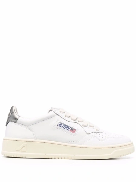 Sneakers AUTRY albi din piele