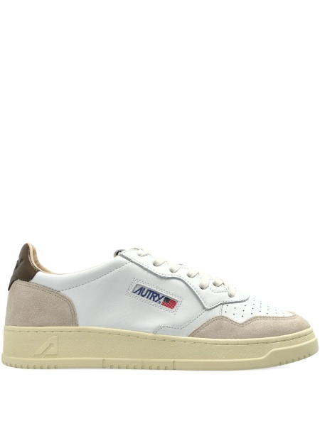 Sneakers AUTRY albi din piele