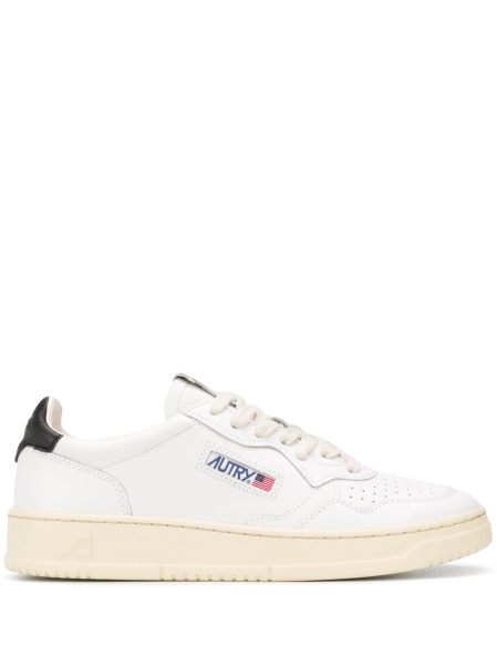 Sneakers AUTRY albi din piele